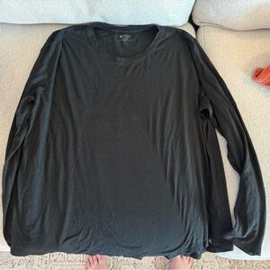 Figs Men's Charcoal Long Sleeve Tee